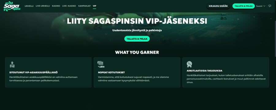 SagaSpins VIP