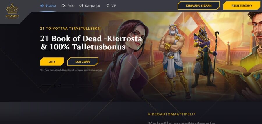 21 Casino etusivu
