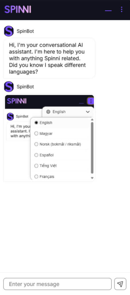 Spinni asiakaspalvelu