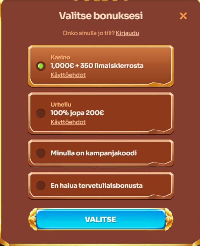 Cleobetra rekisteröityminen