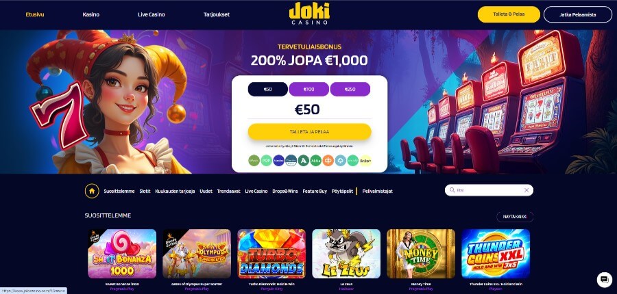 Jokicasino etusivu
