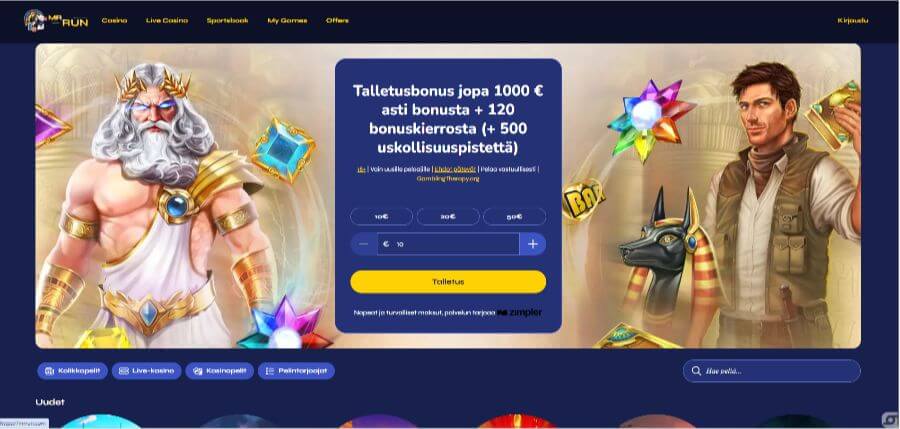 MrRun etusivu