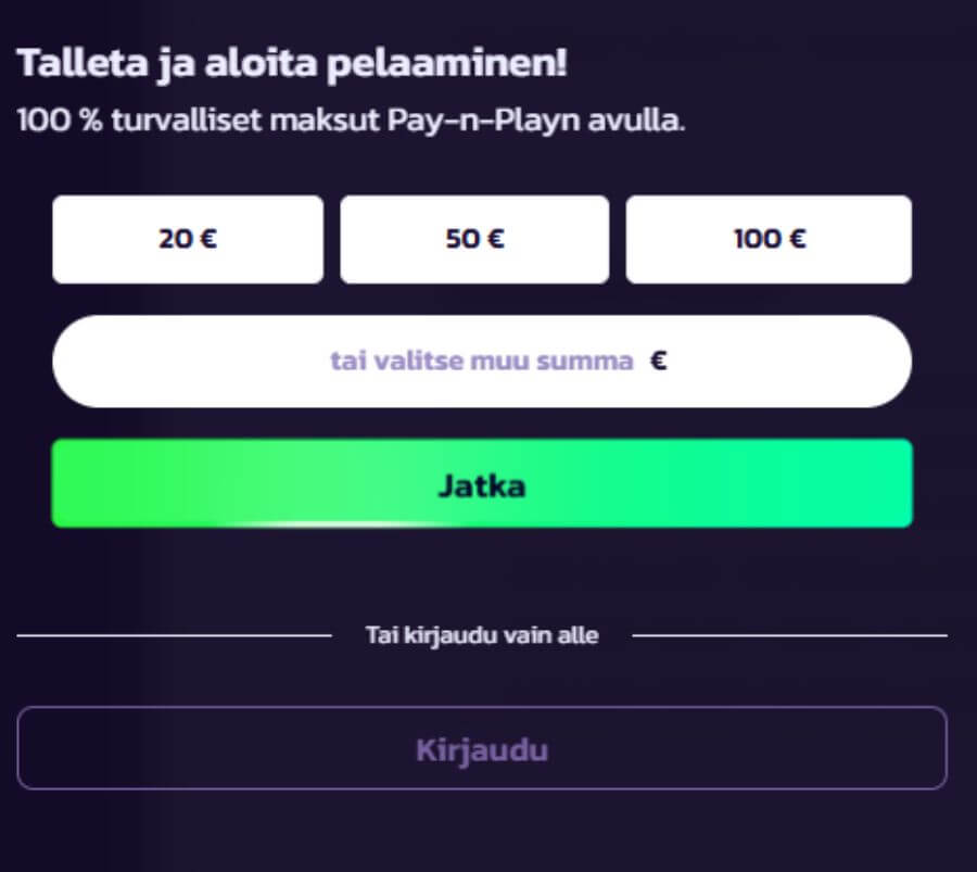 Pelipeto rekisteröityminen