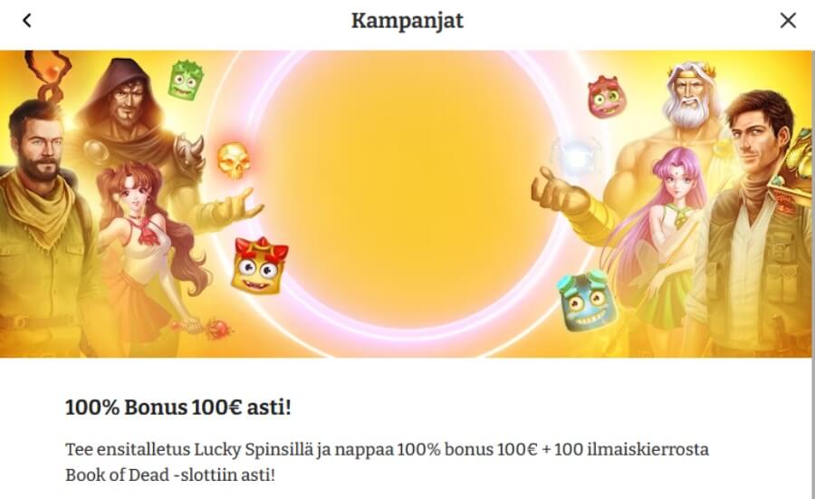 Lucky Spins bonus