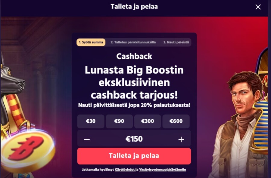 Bog Boost cashback