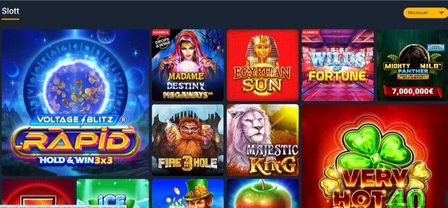 PureBets slottipelit