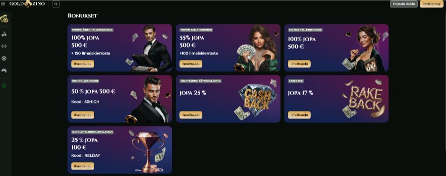 Goldzino bonus