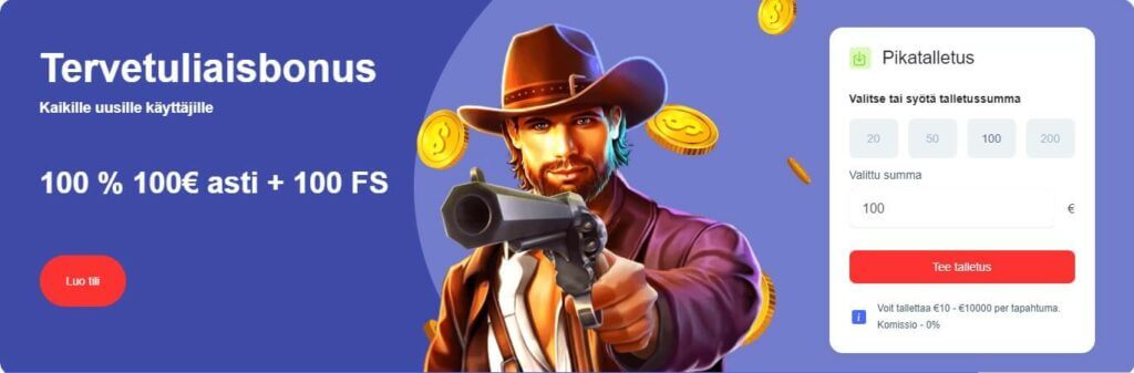 OXI Casino etusivu