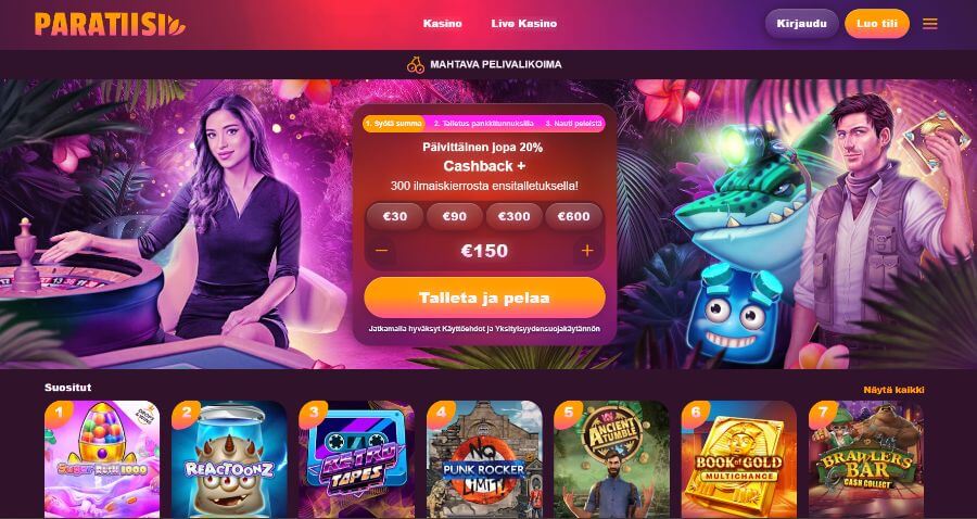 Paratiisi etusivu SuomiCasinoCom