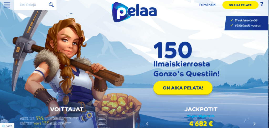 Pelaa kasino