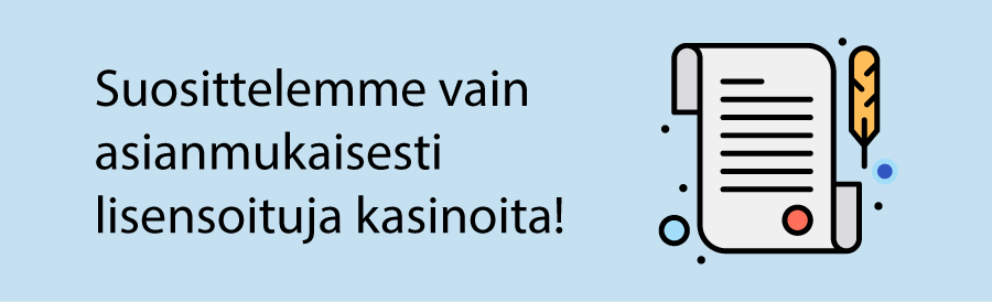 Parhaat pikakasinot ovat lisensoituja