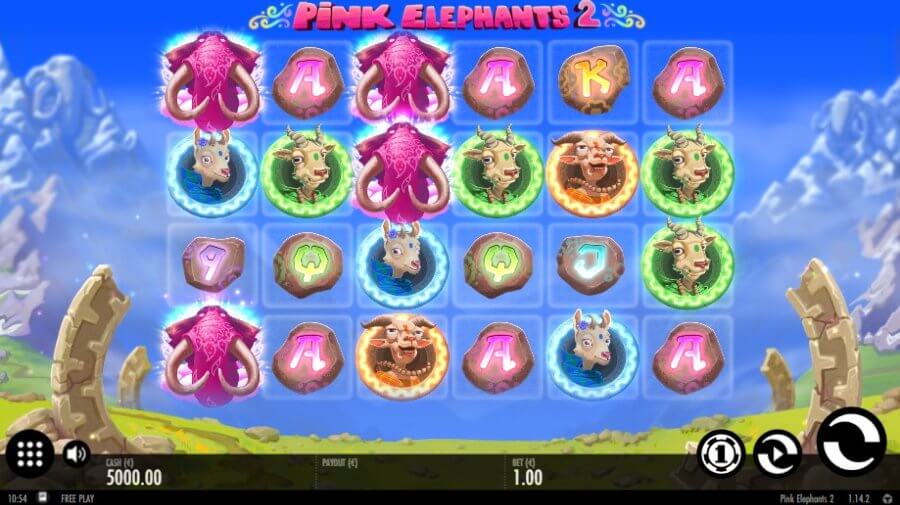 Pink Elephants 2 peliruutu