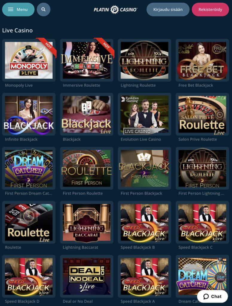 Platin LiveCasino