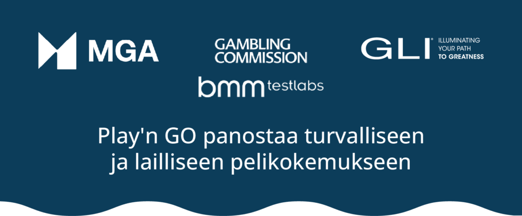 Play'n GO turvallisuus lisenssit 