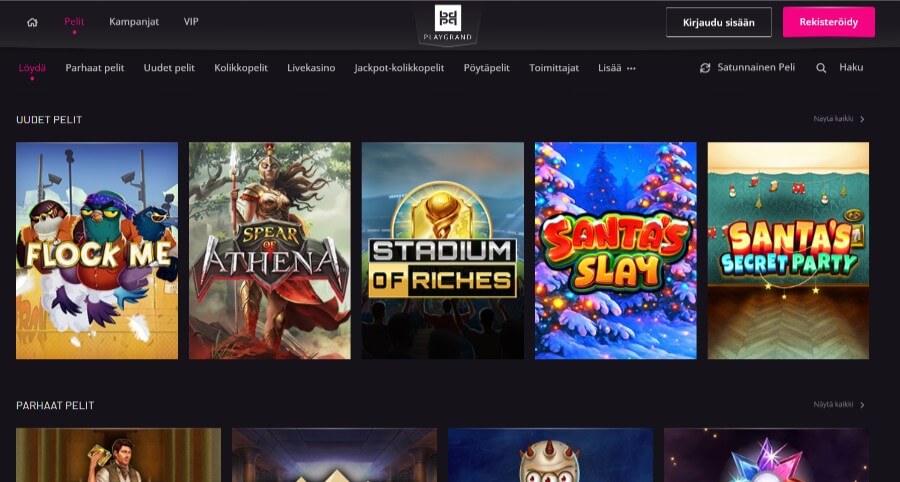 Playgrand peliaula SuomiCasinoCom