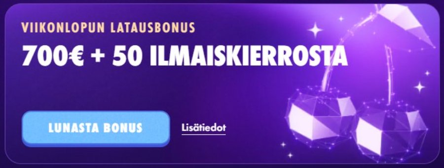 Polestar Casino reload bonus ilmaiskierroksia ja bonusrahaa