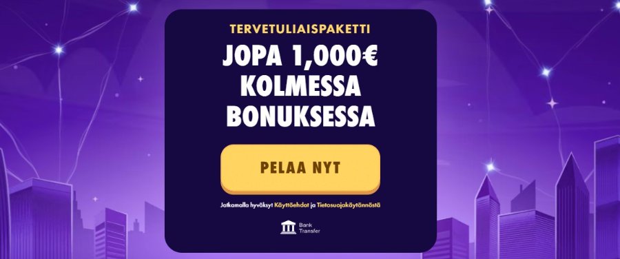 Polestar Casino tervetuliaispaketti