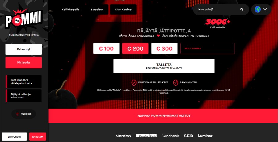Pommi etusivu SuomiCasinoCom