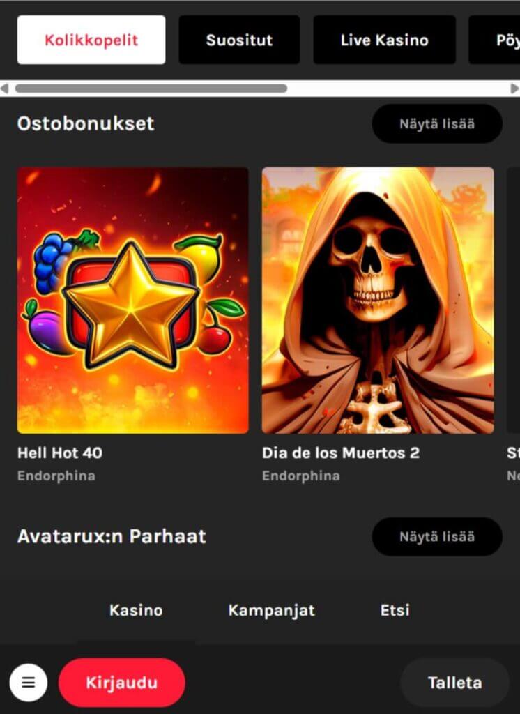 Pommi mobiili SuomiCasinoCom