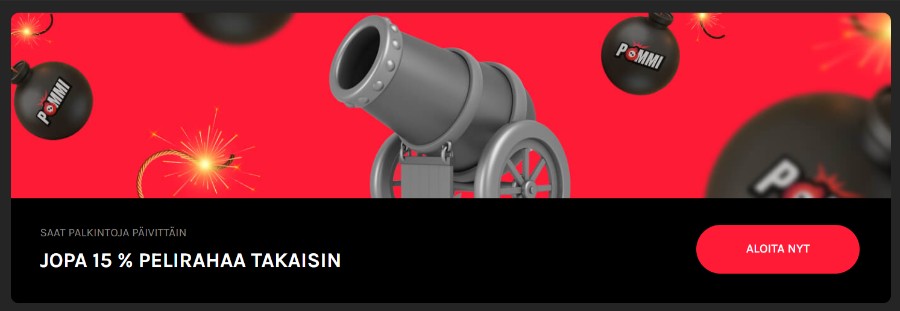 Pommi tervetulobonus SuomiCasinoCom