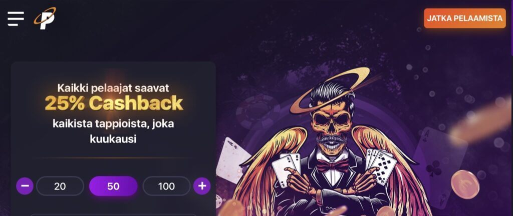 Cashback bonus