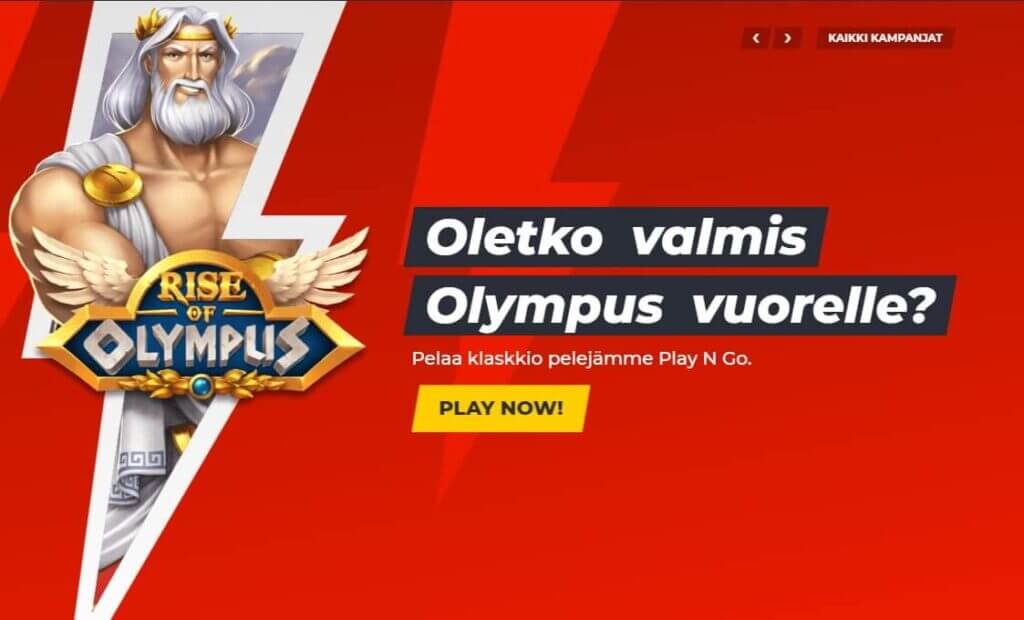QuickBetin kampanja Play'n GO:n peleihin