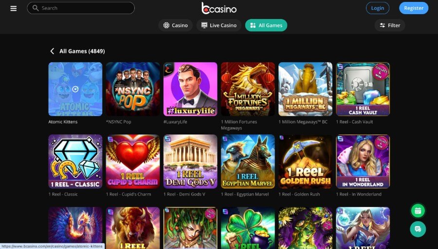BCasinon pelit