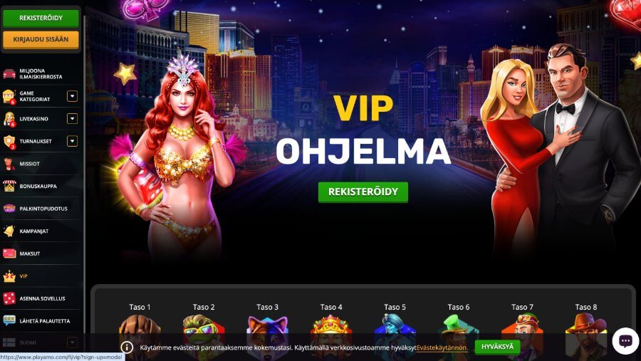 PlayAmo VIP-ohjelma