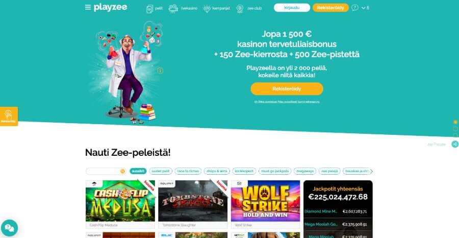 Playzee etusivu