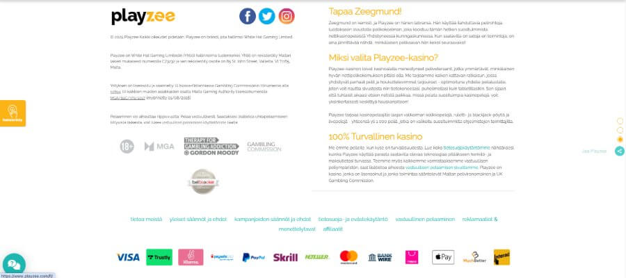 Playzee yleistä tietoa