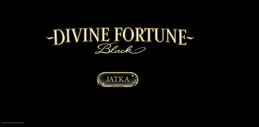 Divine Fortune Black etusivu