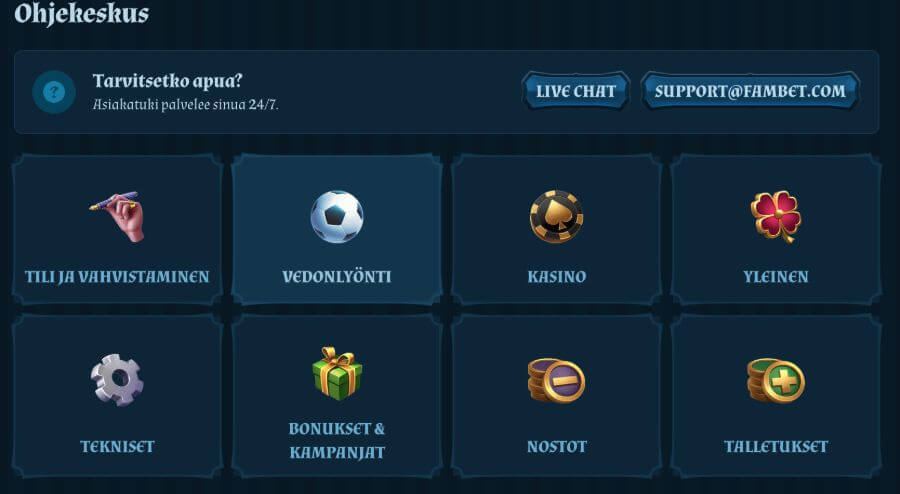 Fambet ohjekeskus