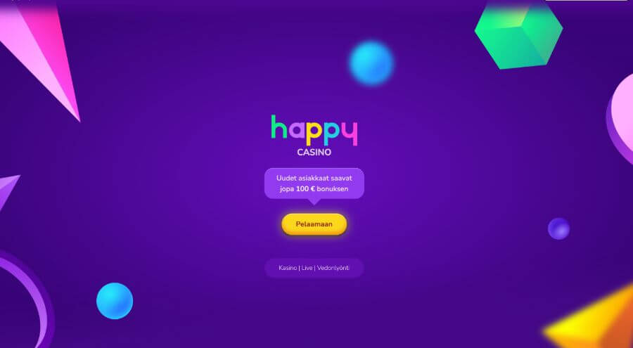 Happy Casino etusivu
