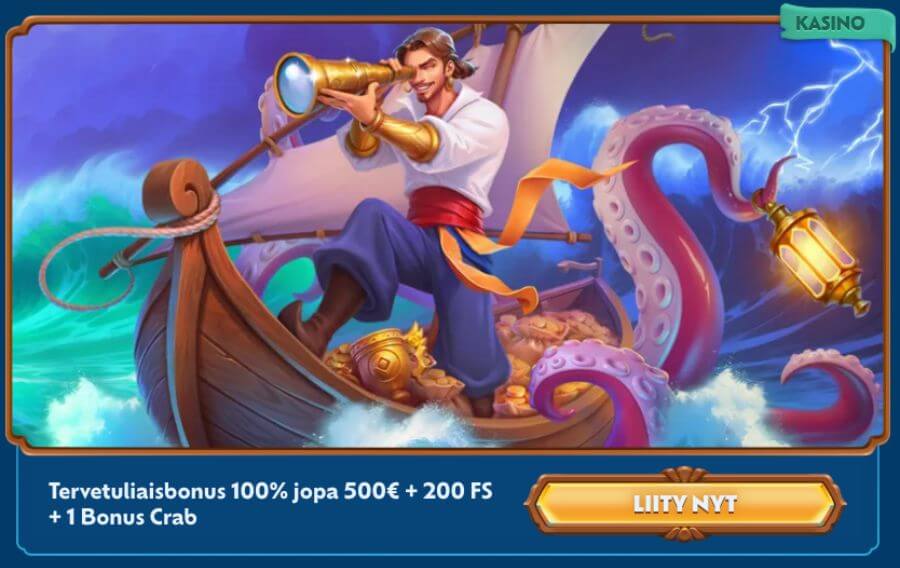 Winbay uuden pelaajan bonus 
