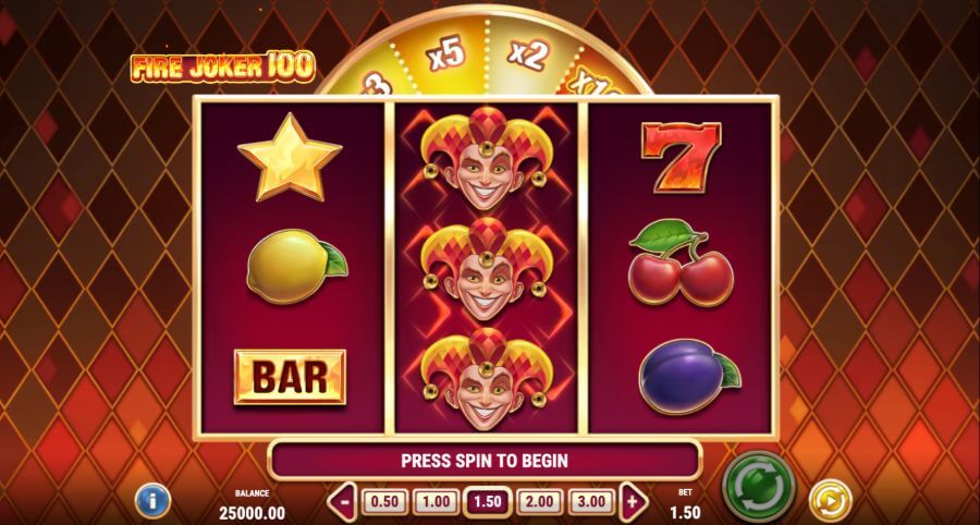 Fire Joker 100 peruspeli
