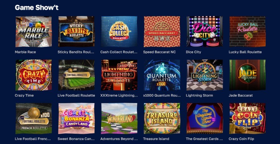 Arctic Casino game show