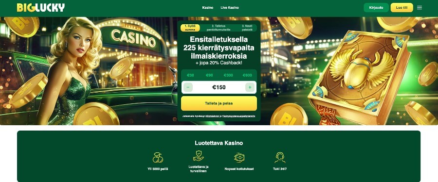 Big Luckyn etusivu