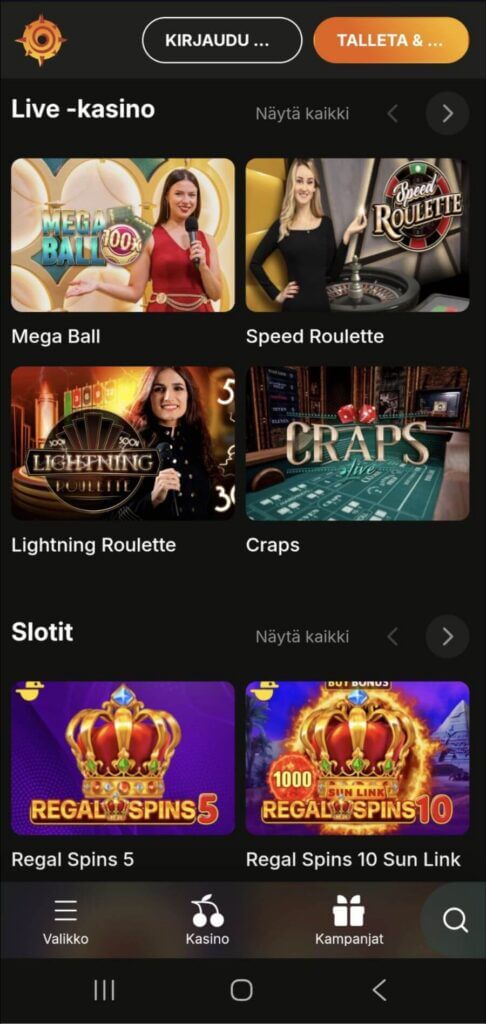 Zuluspins mobiilipelaaminen