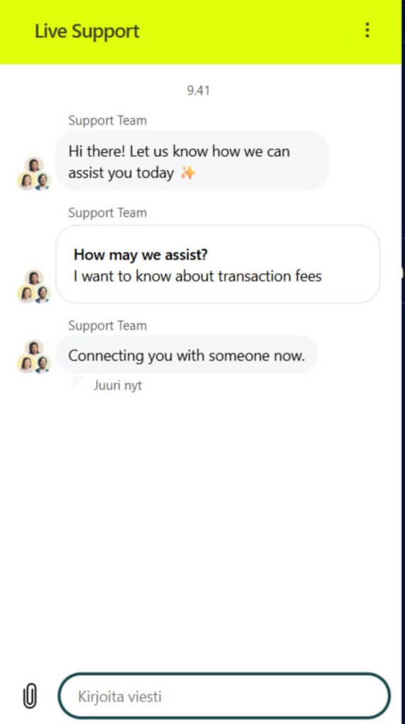 Trino asiakaspalvelu