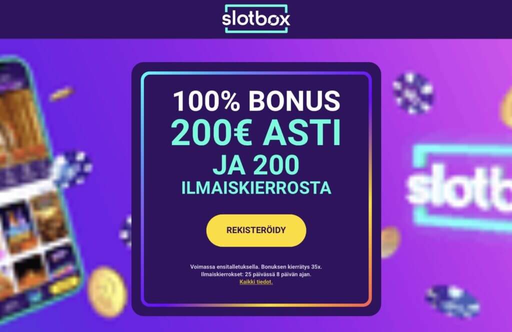Slotbox tarjous
