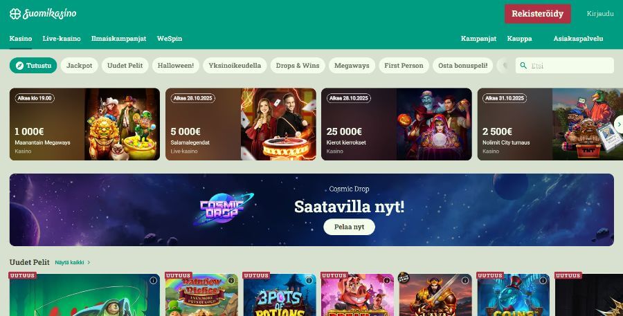Suomikasino etusivu SuomiCasinoCom