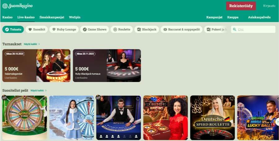 Suomikasino livekasino SuomiCasinoCom