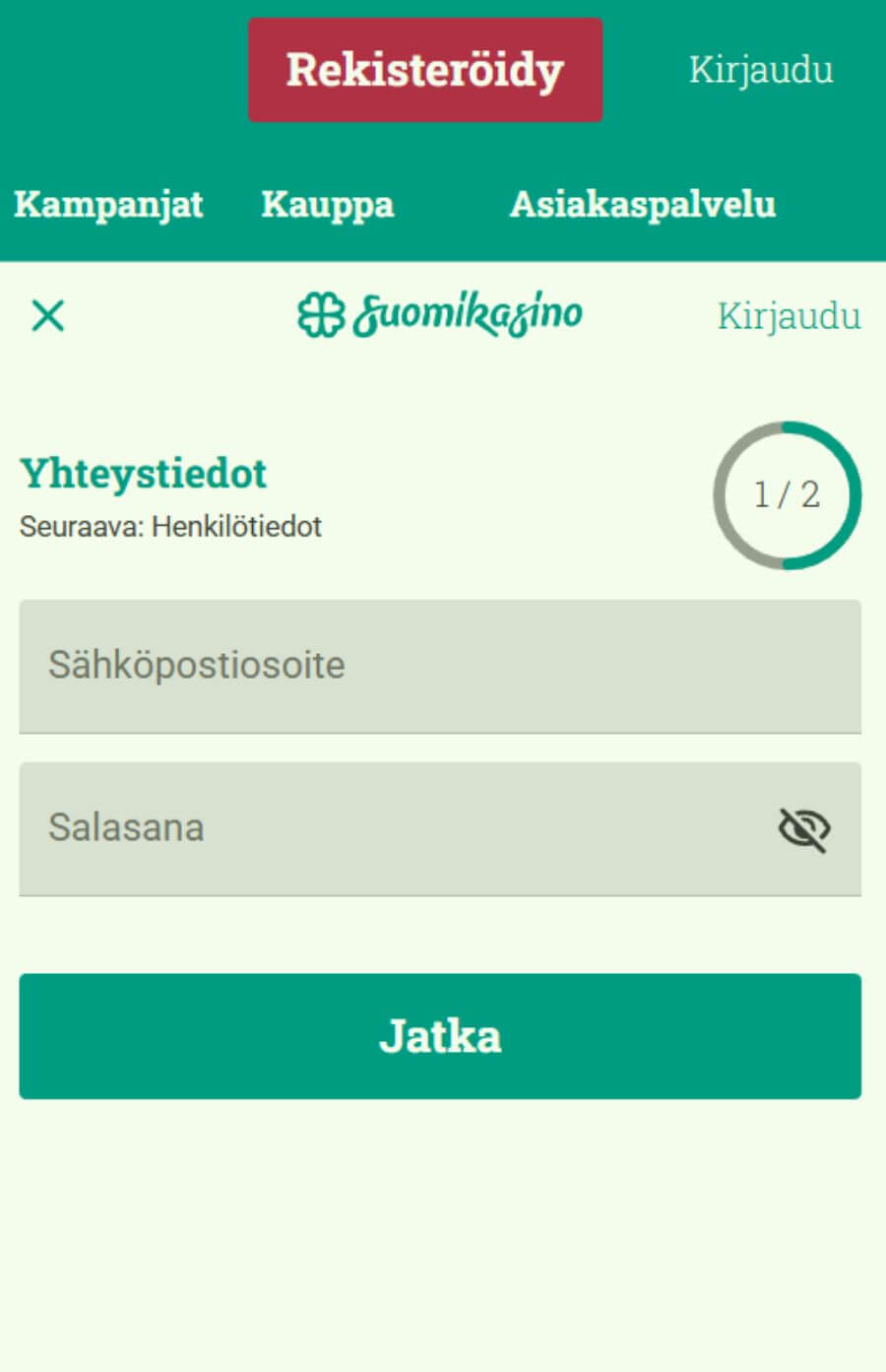Suomikasino prosessi SuomiCasinoCom