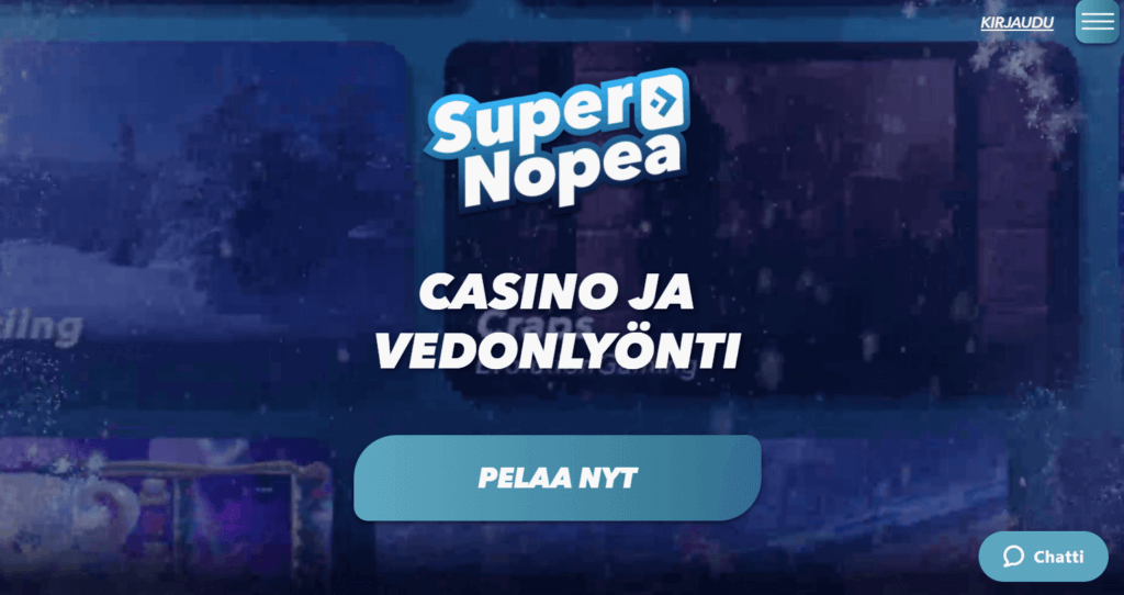 SuperNopea etusivu