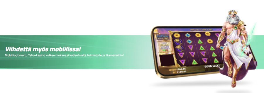 Teho kasino kasinot ilman rekisteröitymistä