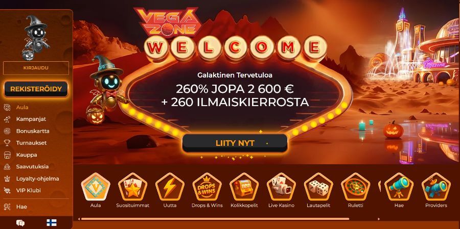 Vegasone etusivu SuomiCasinoCom