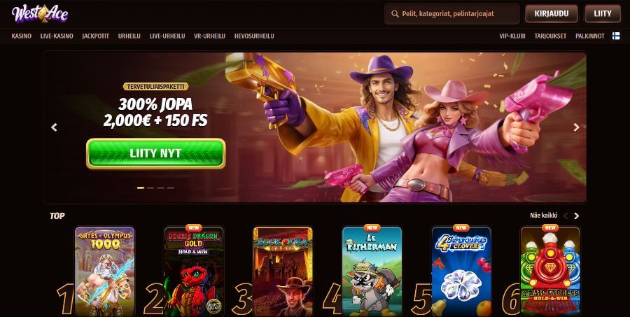 Westace etusivu suomicasinocom