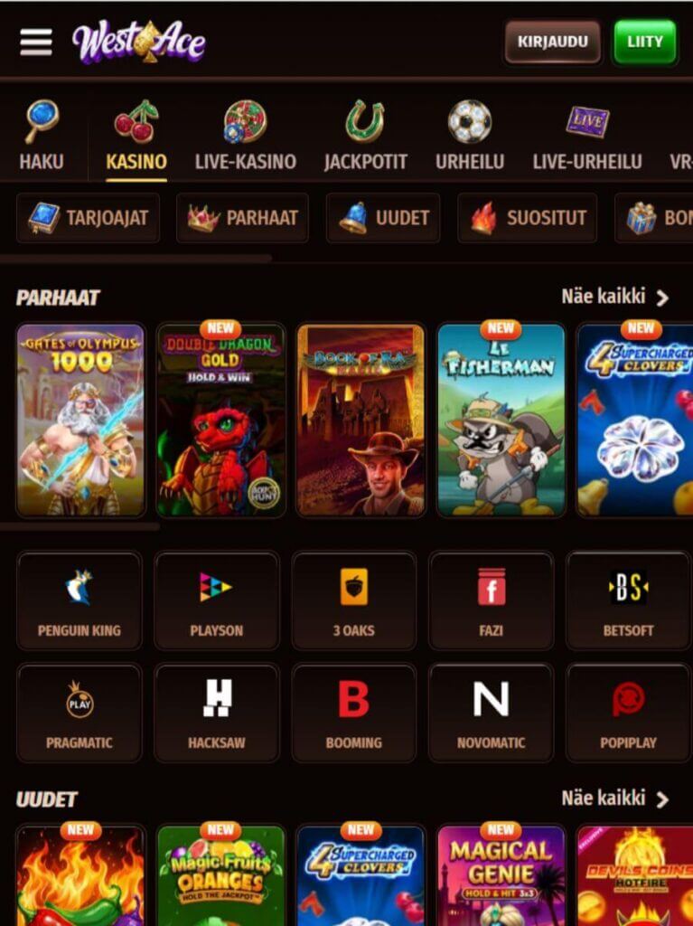 Westace mobiili suomicasinocom