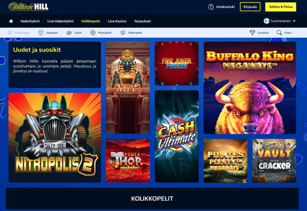 Kolikkopelit William Hill
