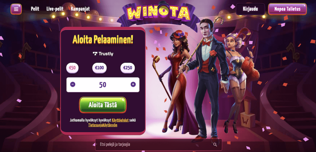 Winota etusivu